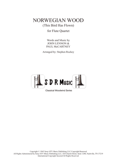 Norwegian Wood (this Bird Has Flown) (arr. Stephen Rockey)