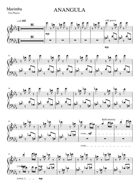 ANANGULA - an Australian Piece (Marimba)