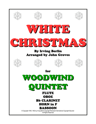 White Christmas (arr. John Groves)