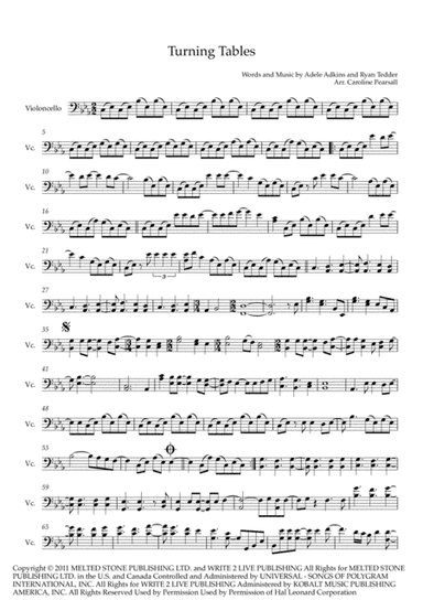 Turning Tables (arr. Caroline Pearsall)