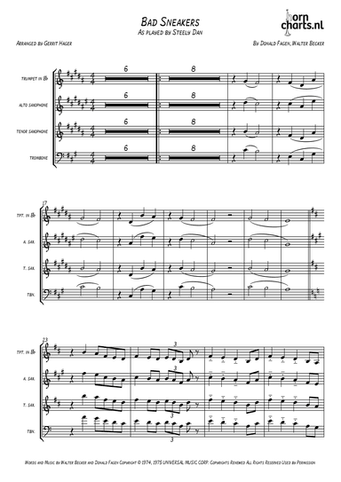 Bad Sneakers (arr. Gerrit Hager)