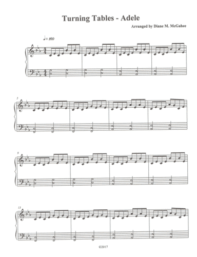 Turning Tables (arr. Diane M. McGahee)