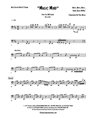 Magic Mind (master Mind) (arr. P Welsh)