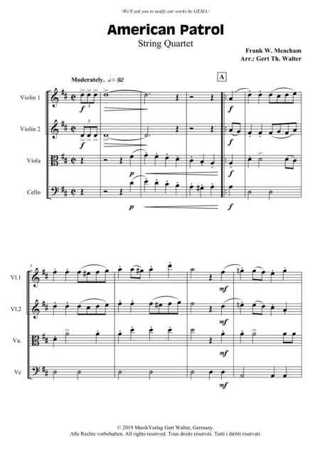 American Patrol (arr. Gert Th. Walter)