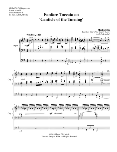 Fanfare-Toccata on "Canticle of the Turning" (arr. Martin Ellis)