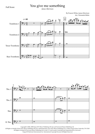 You Give Me Something (arr. Fernando Britto)