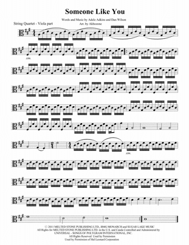 Someone Like You (arr. John Kim)