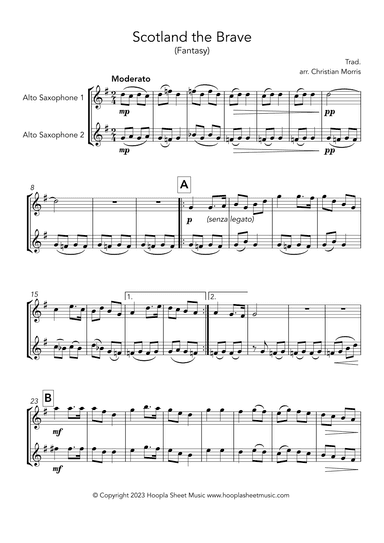 Scotland the Brave (arr. Christian Morris)