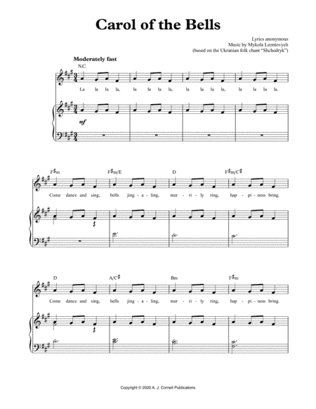 Carol of the Bells (arr. Mark Phillips)