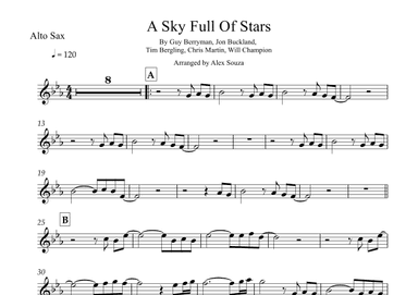 A Sky Full Of Stars (arr. Alex Souza)
