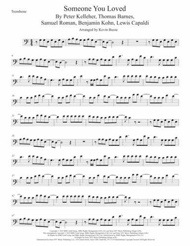 Someone You Loved (arr. Kevin Busse)