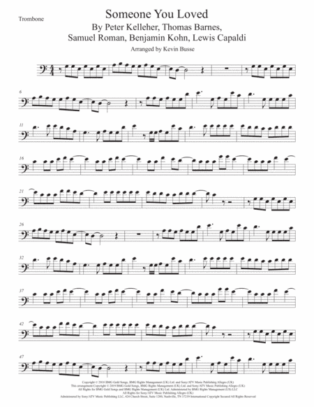 Someone You Loved (arr. Kevin Busse)