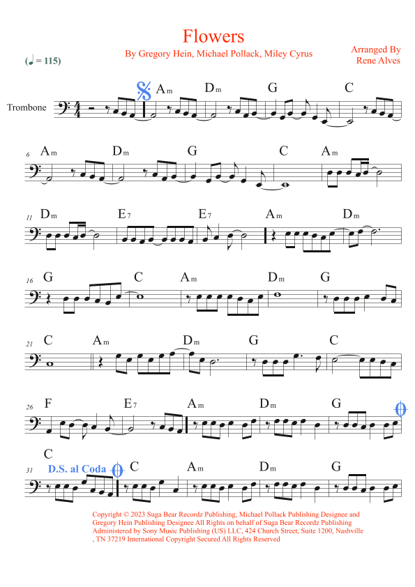 Flowers (arr. Rene Alves)