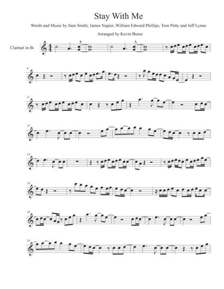 Stay With Me (arr. Kevin Busse)