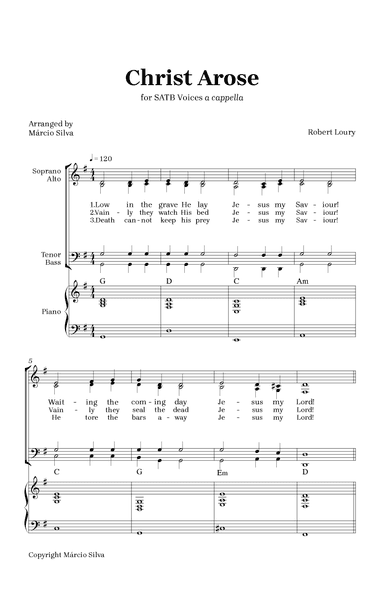 Christ Arose (arr. Márcio Silva)