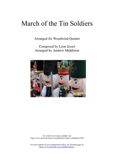March of the Tin Soldiers arranged for Woodwind Quintet (arr. Andrew Middleton)