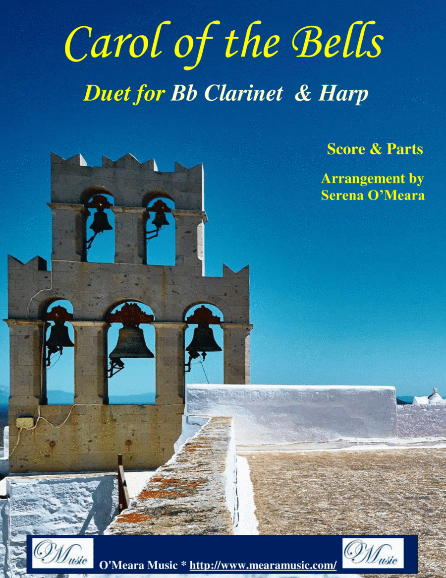 Carol of the Bells, Duet for Bb Clarinet and Pedal Harp (arr. Serena O’Meara)