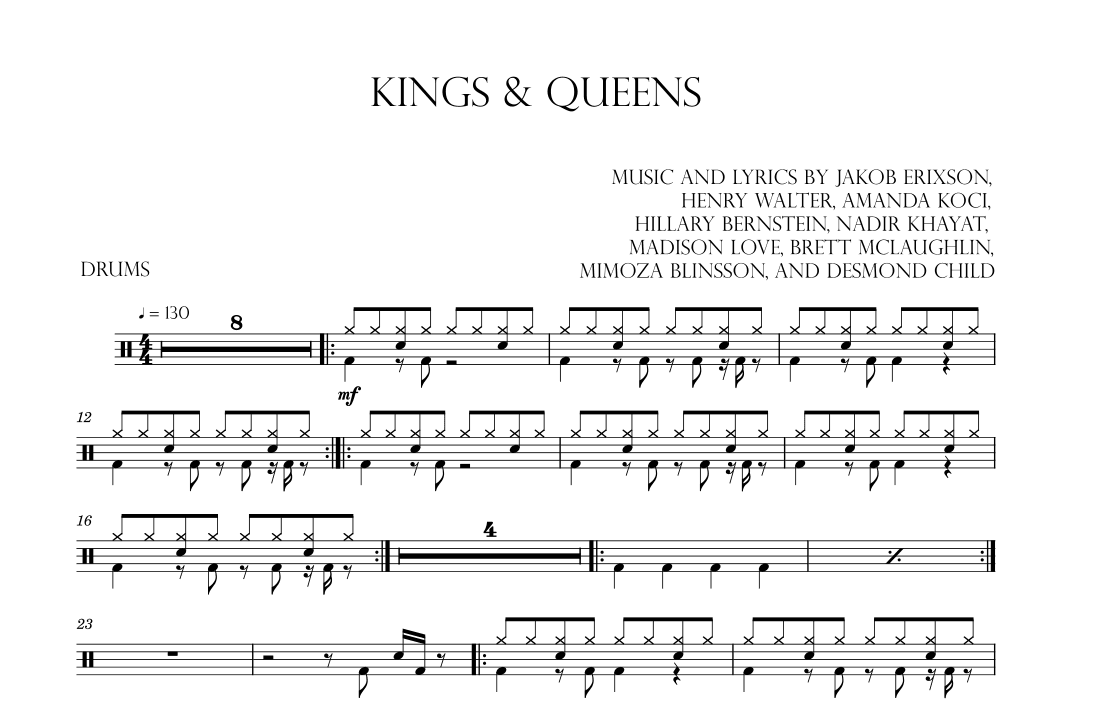 Kings & Queens (arr. David Lartey)
