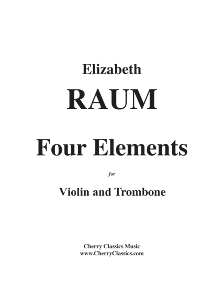 Four Elements for Violin and Trombone