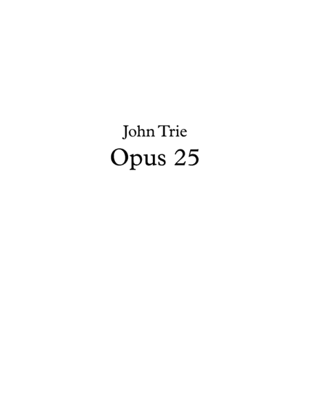 Opus 25