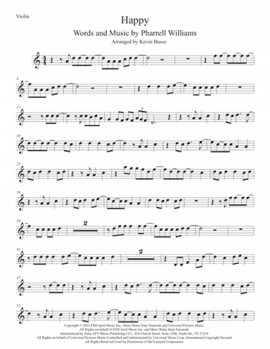 Happy (arr. Kevin Busse)