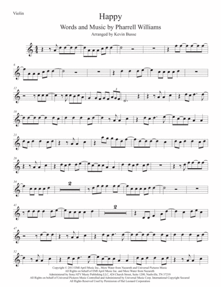 Happy (arr. Kevin Busse)