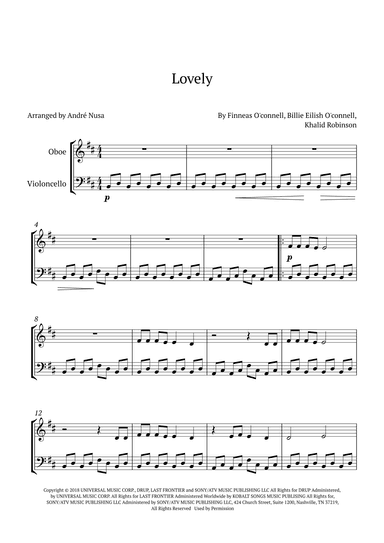 Lovely (arr. André Nusa)