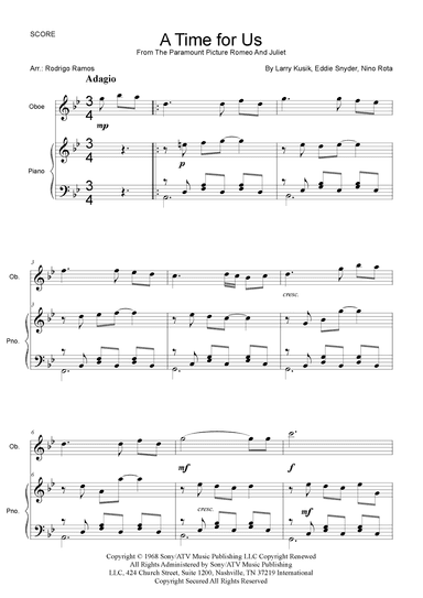 A Time For Us (love Theme) (arr. Rodrigo Ramos)