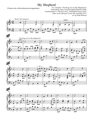 My Shepherd (arr. Faith Winston)