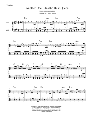 Another One Bites The Dust (arr. Katrina Wreede)