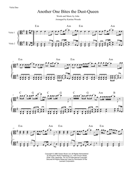 Another One Bites The Dust (arr. Katrina Wreede)