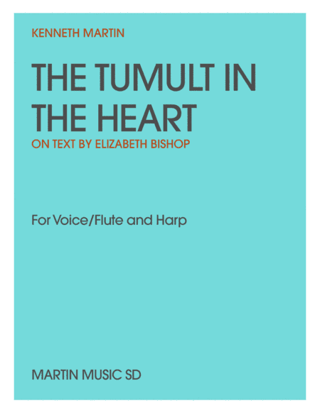 The Tumult In The Heart - Solo voice/flute & harp