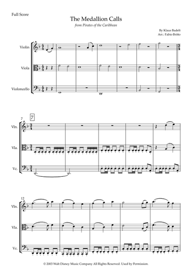 The Medallion Calls (arr. Fabio Britto)