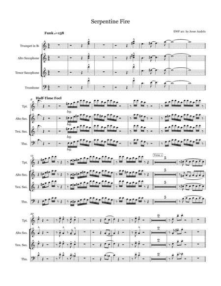 Serpentine Fire (arr. Jesse Audelo)