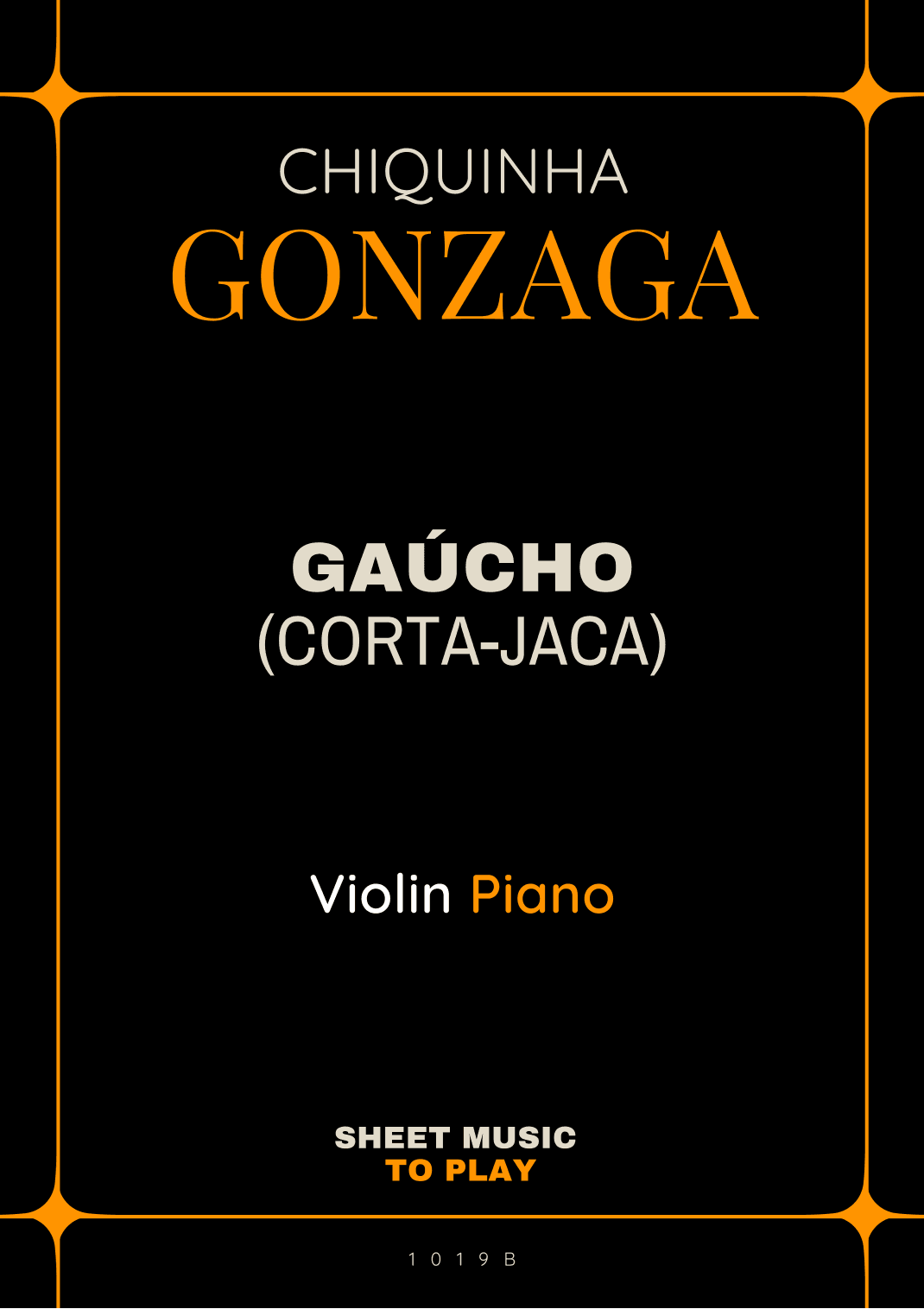Gaúcho (Corta-Jaca) - Violin and Piano - W/Chords (Full Score and Parts) (arr. César Madeira)