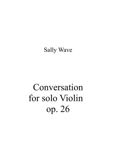 Conversation op. 26