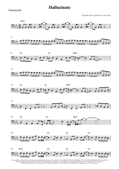Hallucinate (arr. Wesley S. SIlva)