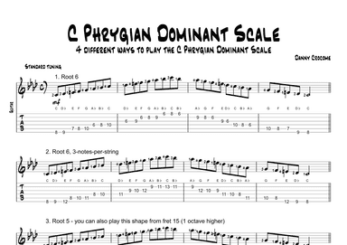 C Phrygian Dominant Scale (4 Ways to Play)