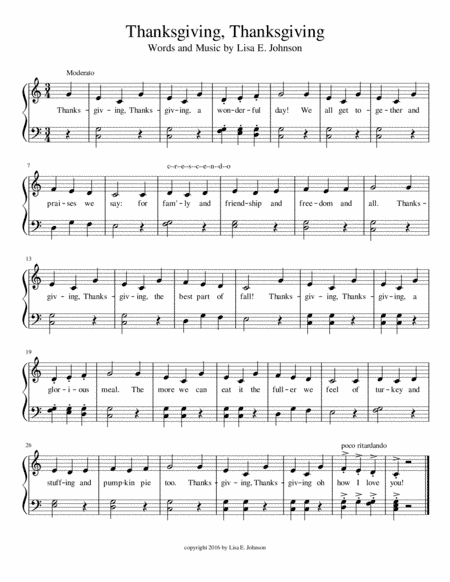 Thanksgiving, Thanksgiving