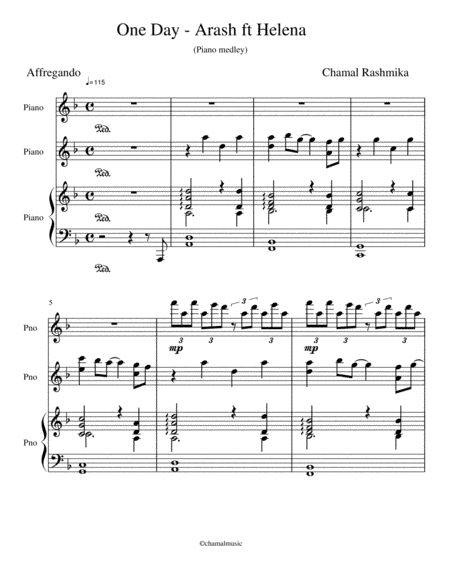One day-Arash Piano