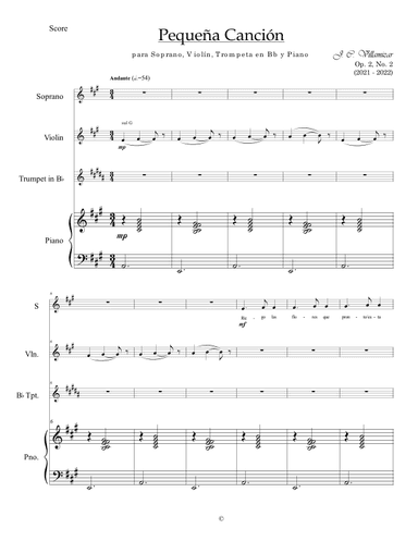 Pequeña Canción