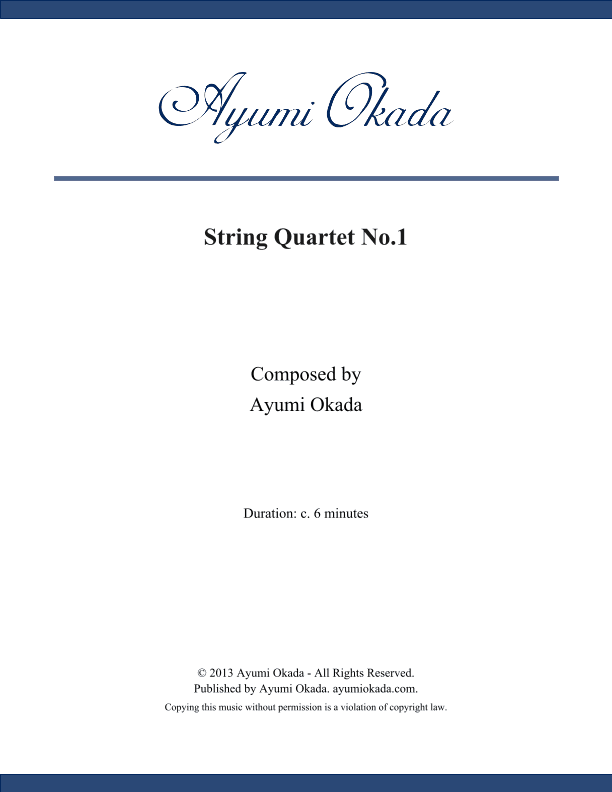 String Quartet No.1