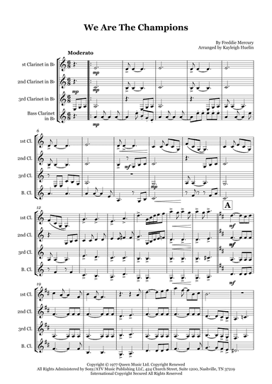 We Are The Champions (arr. Kayleigh Huelin)
