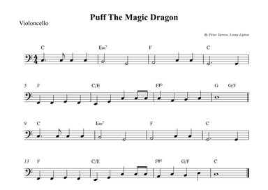Puff The Magic Dragon (arr. Wesley S. SIlva)