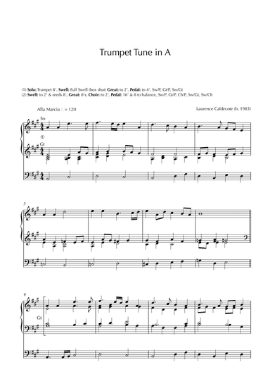 Trumpet Tune in A