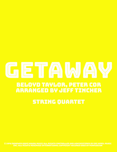 Getaway (arr. Jeff Tincher)