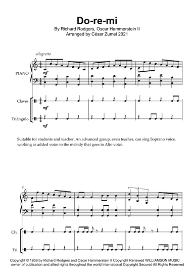 Do-re-mi (arr. César Zumel)