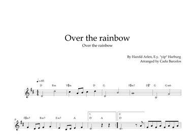 Over The Rainbow (arr. Cadu Barcelos)