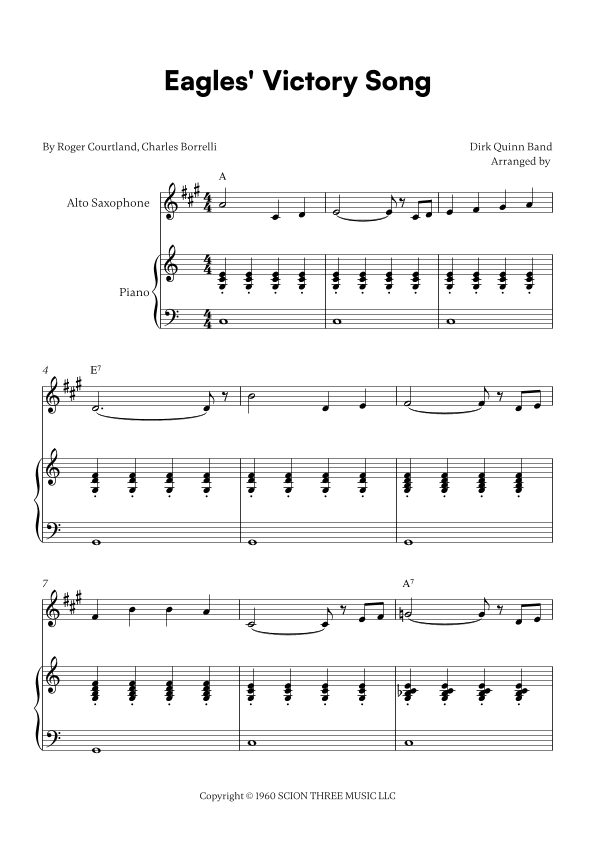 Eagles' Victory Song (arr. Cadenza Editions)
