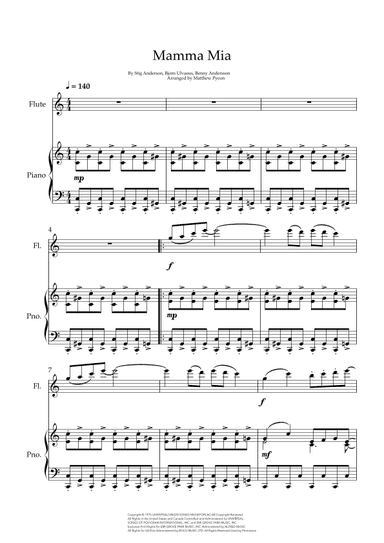 Mamma Mia (arr. Matthew pyeon)